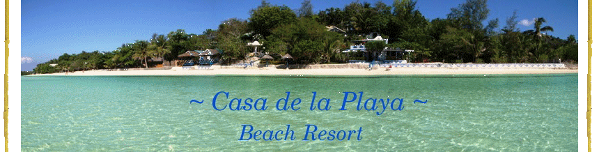 Welcome to 'Casa de la Playa Beach Resort' -  Sandugan - Siquijor - Philipines